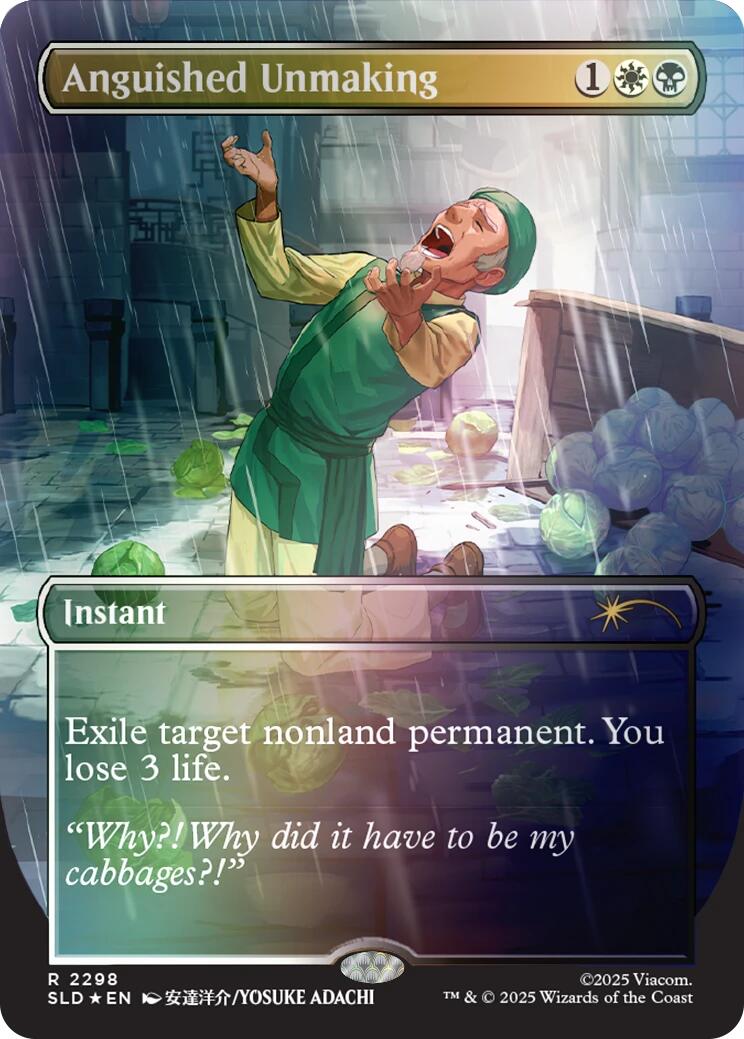 Anguished Unmaking (2298) (Rainbow Foil) [Secret Lair Drop Series] | Exor Games Bridgewater
