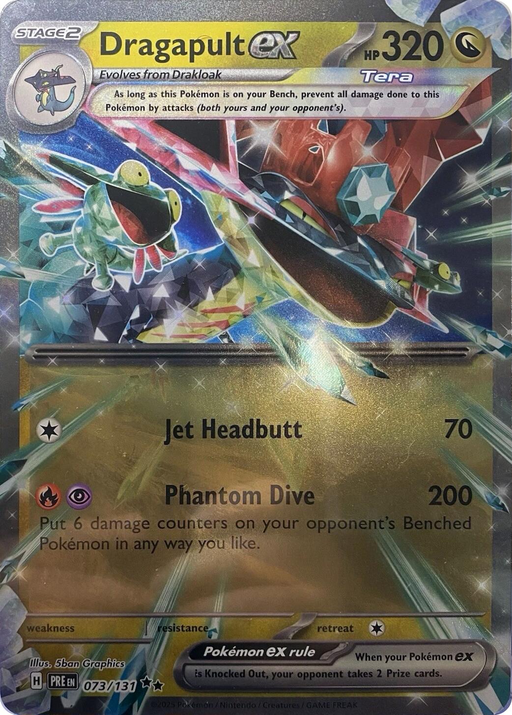 Dragapult ex (073/131) (Jumbo Card) [Scarlet & Violet: Prismatic Evolutions] | Exor Games Bridgewater