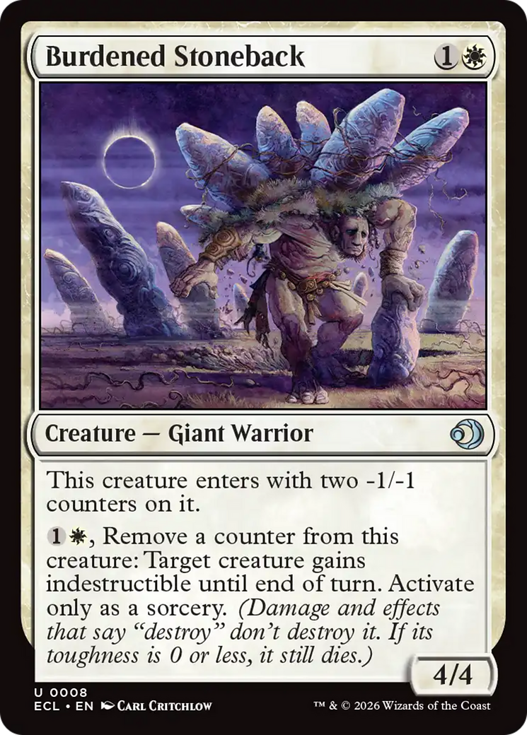 Burdened Stoneback [Lorwyn Eclipsed] | Exor Games Bridgewater