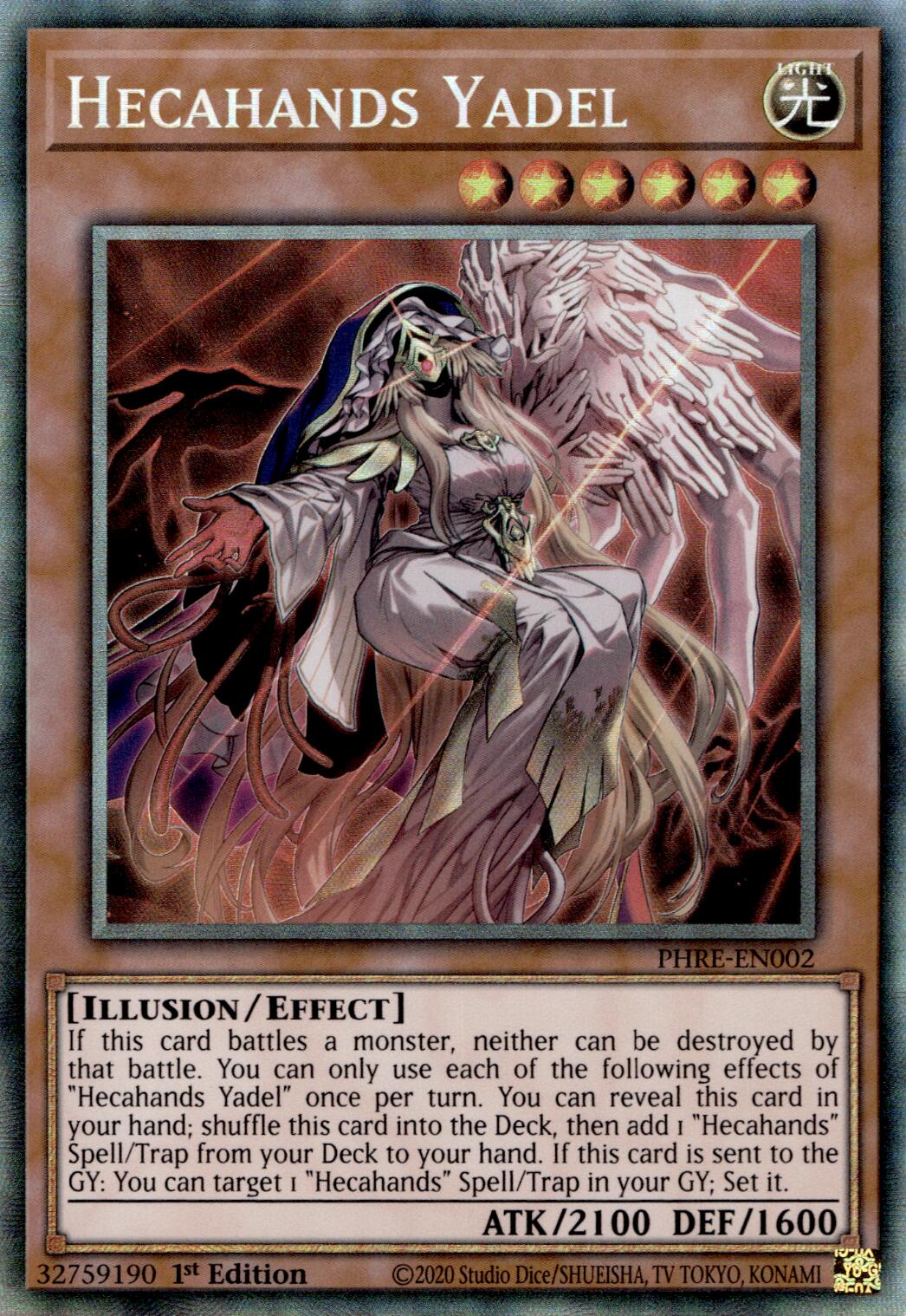 Hecahands Yadel (CR) [PHRE-EN002] Starlight Rare | Exor Games Bridgewater