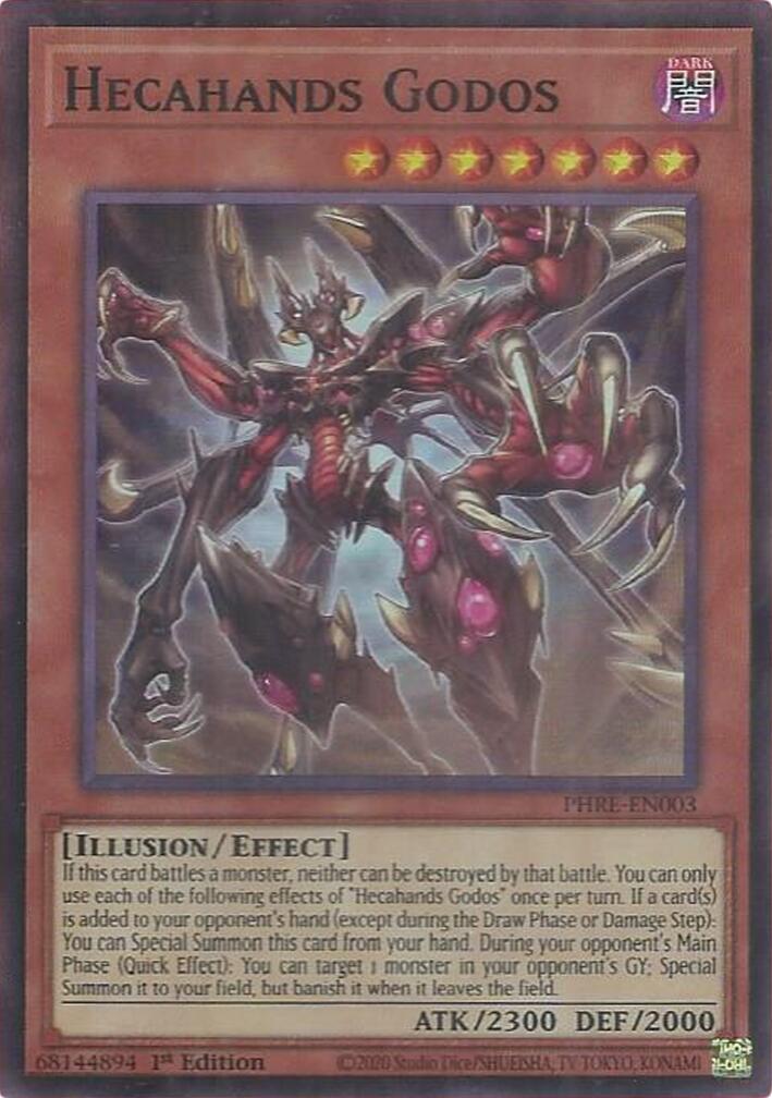 Hecahands Godos (Super Rare) [PHRE-EN003] Super Rare | Exor Games Bridgewater