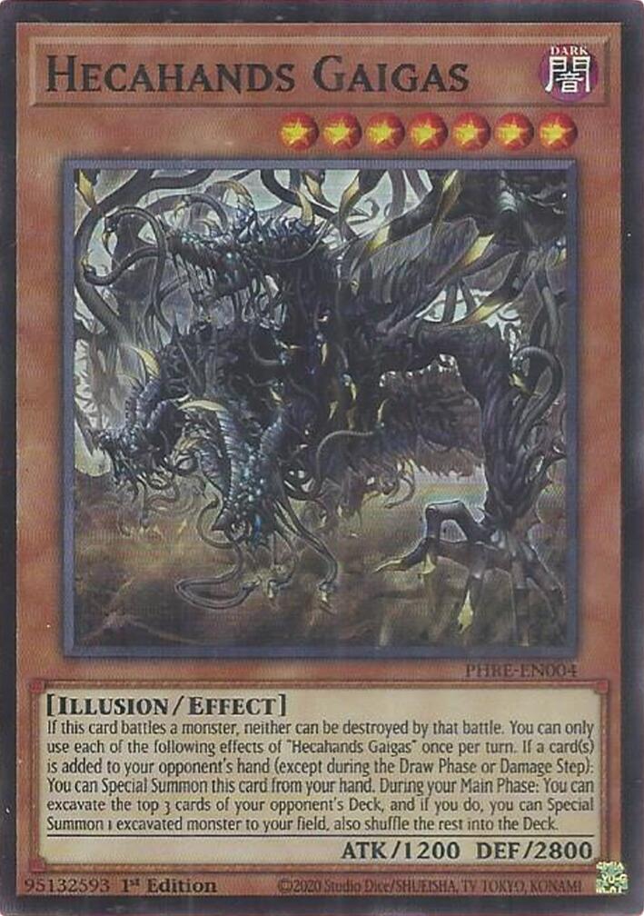 Hecahands Gaigas (Super Rare) [PHRE-EN004] Super Rare | Exor Games Bridgewater