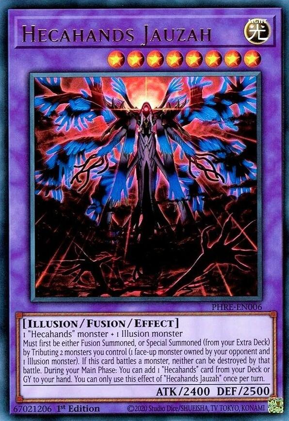 Hecahands Jauzah [PHRE-EN006] Ultra Rare | Exor Games Bridgewater