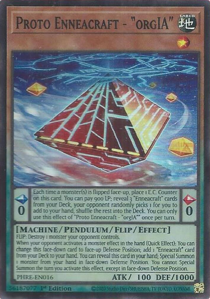Proto Enneacraft - "orgIA" (Super Rare) [PHRE-EN016] Super Rare | Exor Games Bridgewater