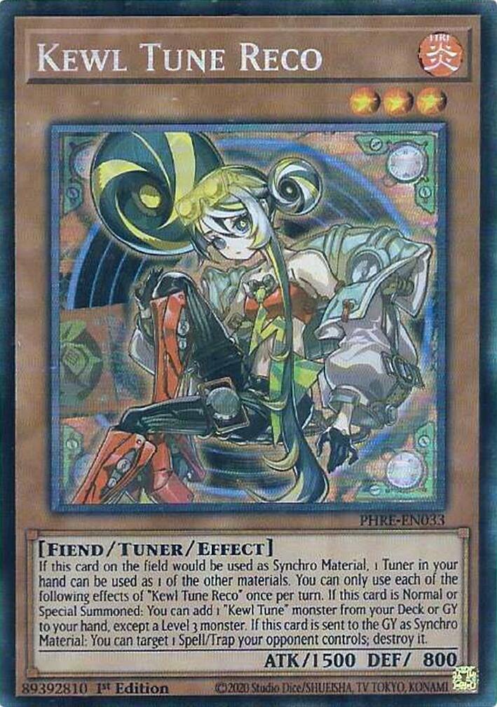 Kewl Tune Reco (CR) [PHRE-EN033] Collector's Rare | Exor Games Bridgewater