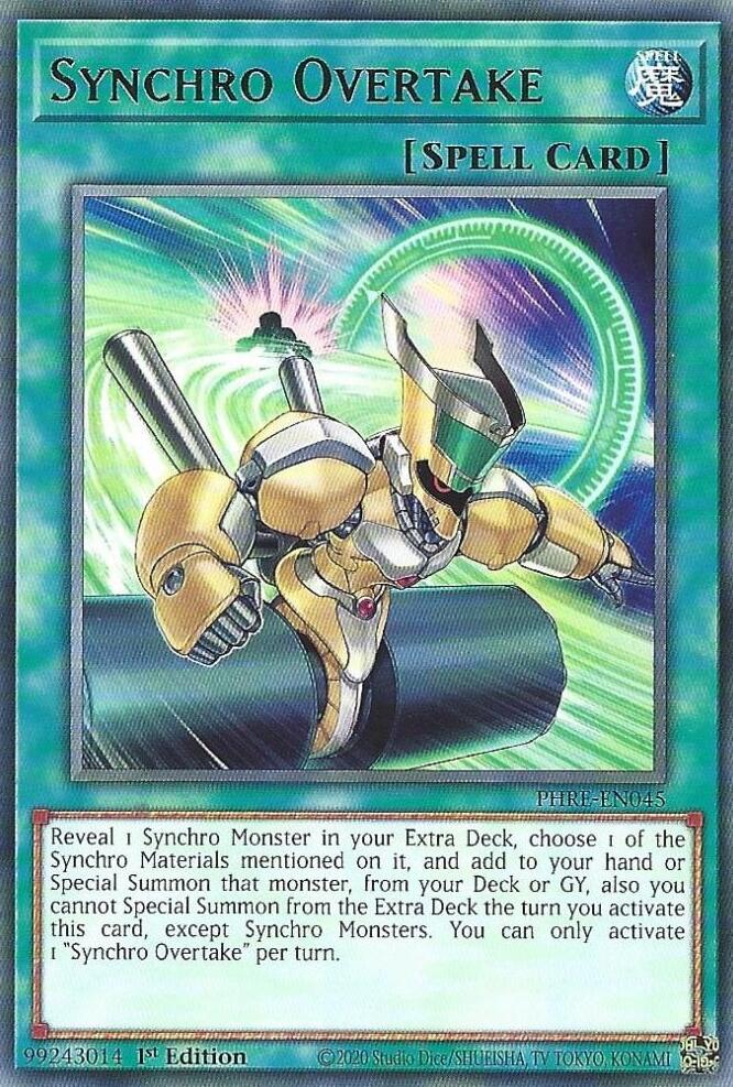 Synchro Overtake [PHRE-EN045] Rare | Exor Games Bridgewater