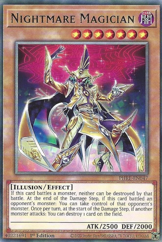 Nightmare Magician [PHRE-EN047] Rare | Exor Games Bridgewater