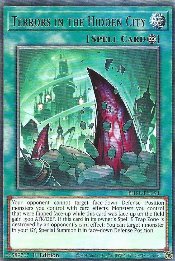 Terrors in the Hidden City [PHRE-EN054] Rare | Exor Games Bridgewater