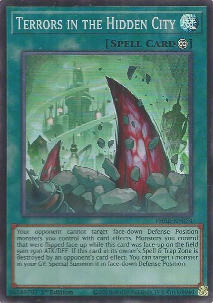 Terrors in the Hidden City (Super Rare) [PHRE-EN054] Super Rare | Exor Games Bridgewater