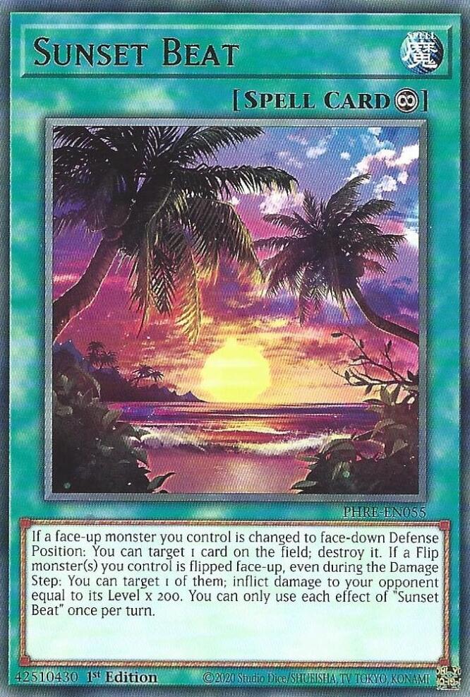 Sunset Beat [PHRE-EN055] Rare | Exor Games Bridgewater