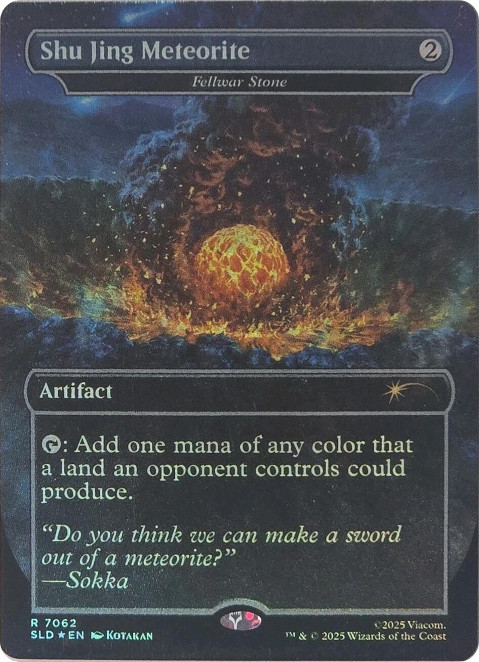 Shu Jing Meteorite - Fellwar Stone (Rainbow Foil) [Secret Lair Drop Series] | Exor Games Bridgewater
