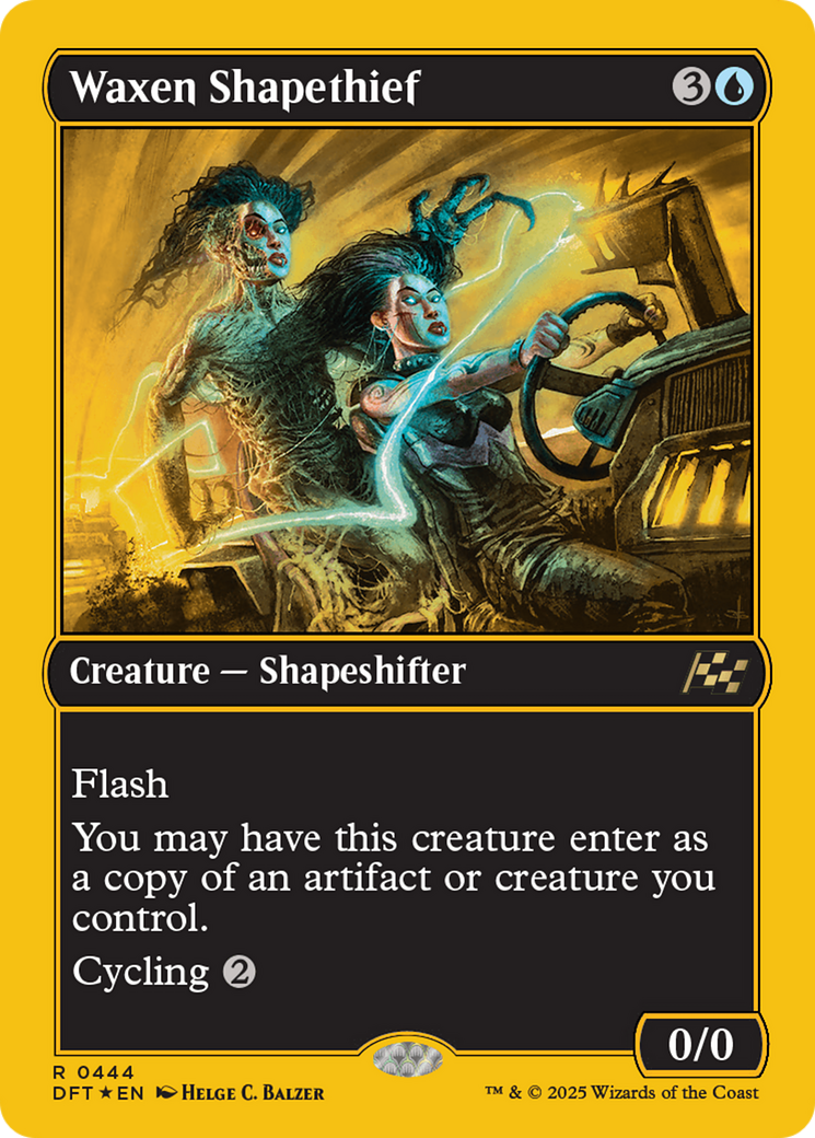 Waxen Shapethief (First-Place Foil) [Aetherdrift] | Exor Games Bridgewater