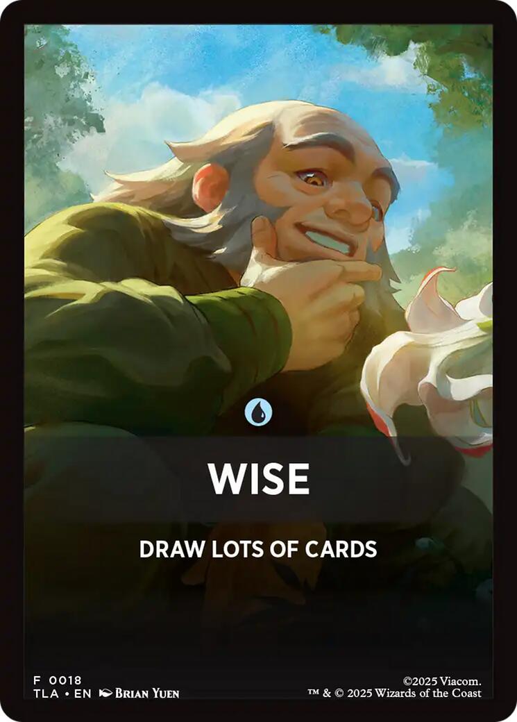 Wise Theme Card [Avatar: The Last Airbender Tokens] | Exor Games Bridgewater