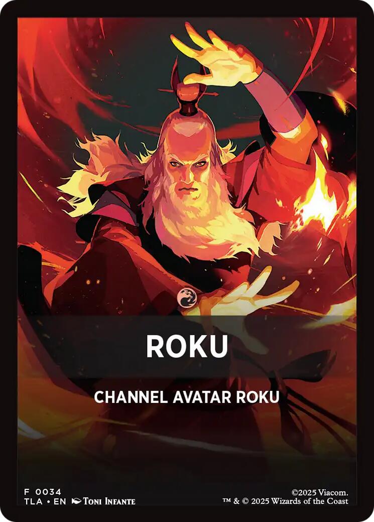 Roku Theme Card [Avatar: The Last Airbender Tokens] | Exor Games Bridgewater