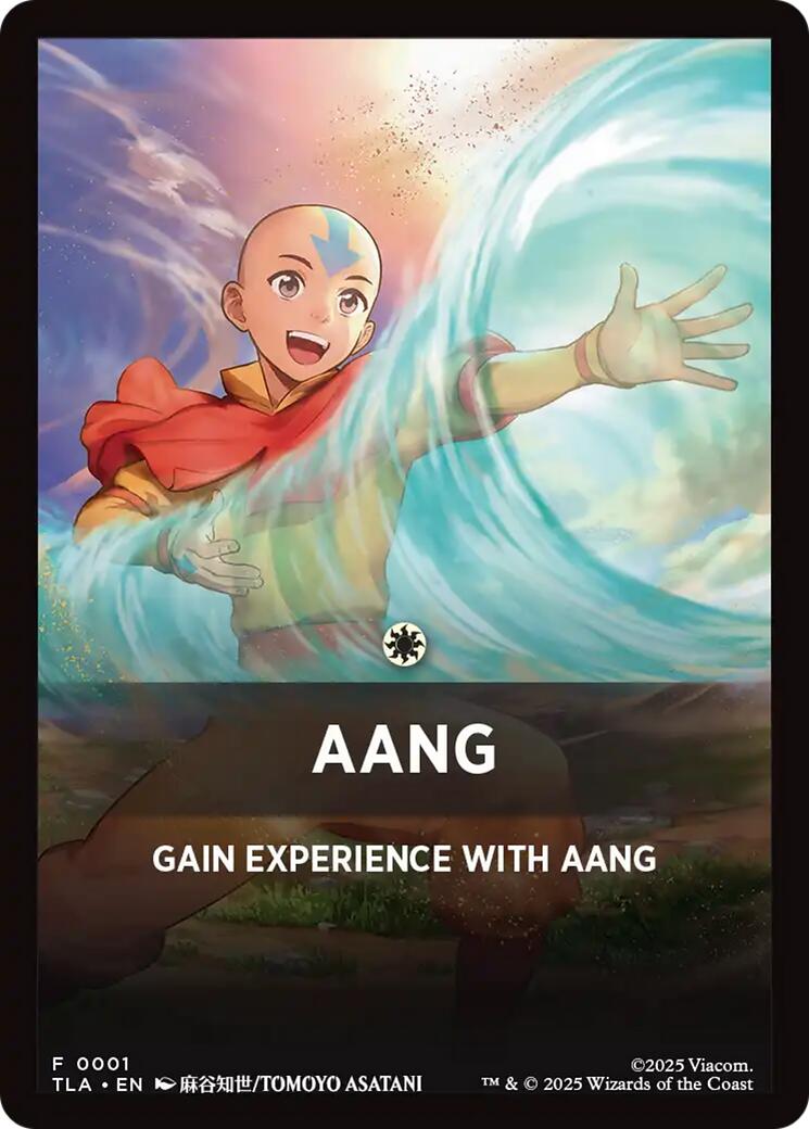Aang Theme Card [Avatar: The Last Airbender Tokens] | Exor Games Bridgewater