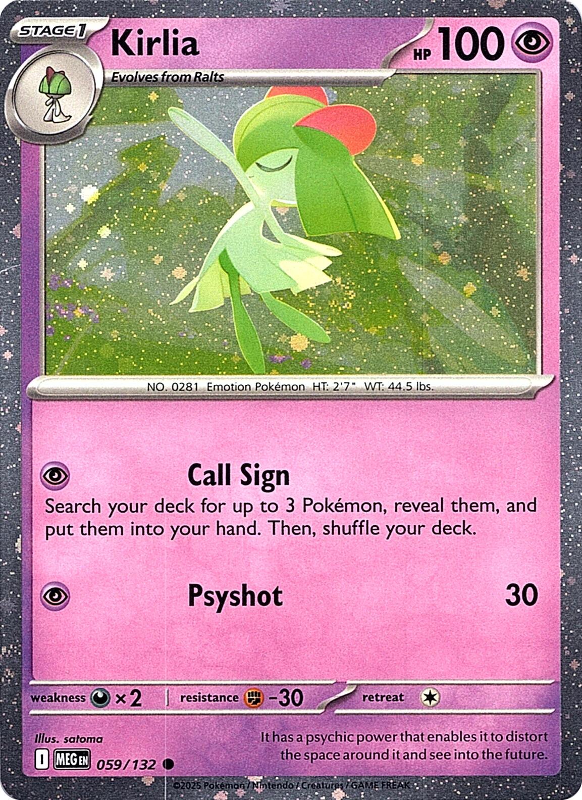 Kirlia (059/132) (Cosmos Holo) [Miscellaneous Cards] | Exor Games Bridgewater