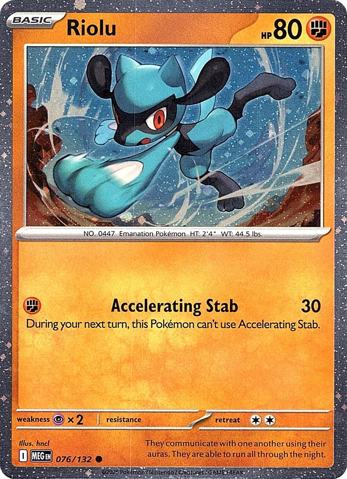 Riolu (076/132) (Cosmos Holo) [Miscellaneous Cards] | Exor Games Bridgewater