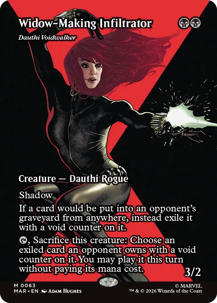 Widow-Making Infiltrator - Dauthi Voidwalker (Borderless) [Marvel Universe: Eternal-Legal] | Exor Games Bridgewater