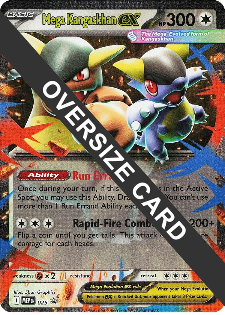 Mega Kangaskhan ex (025) (Jumbo Card) [Mega Evolution Promo] | Exor Games Bridgewater