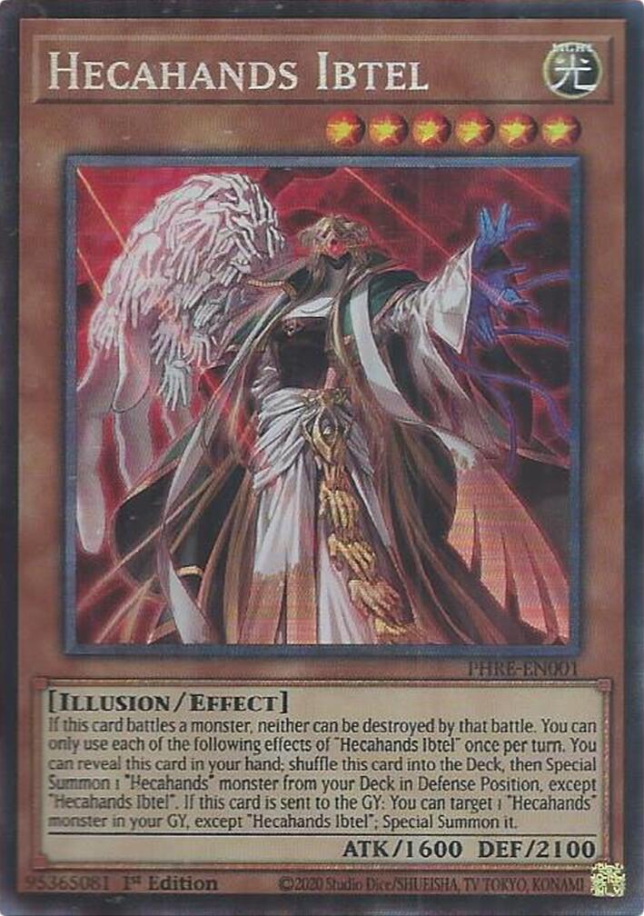 Hecahands Ibtel (CR) [PHRE-EN001] Collector's Rare | Exor Games Bridgewater