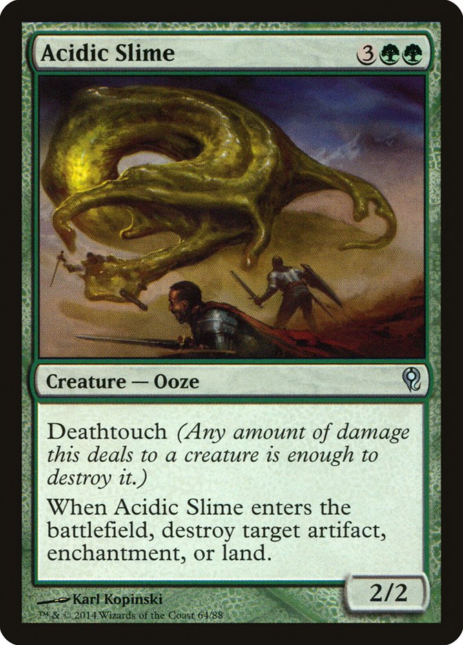 Acidic Slime [Duel Decks: Jace vs. Vraska] | Exor Games Bridgewater