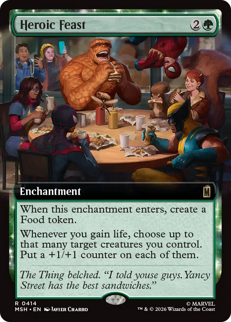 Heroic Feast (Extended Art) [Marvel Super Heroes] | Exor Games Bridgewater