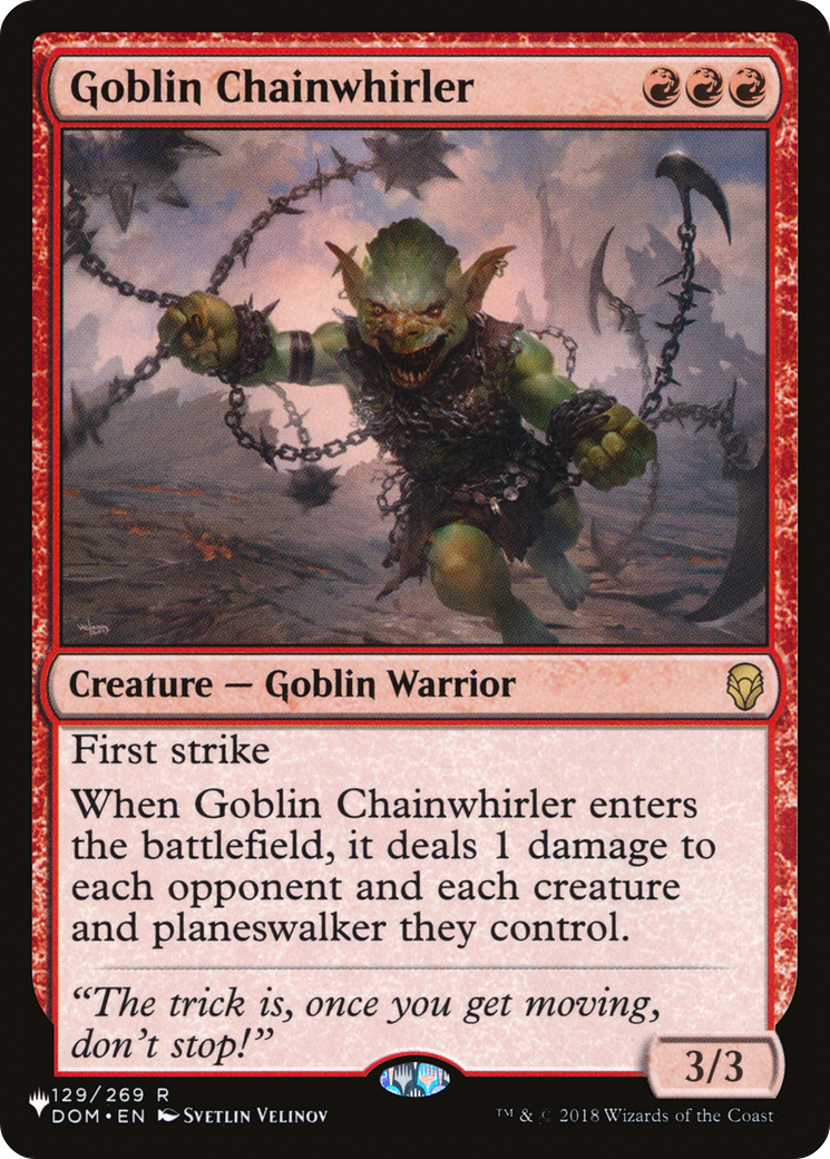 Goblin Chainwhirler [The List Reprints] | Exor Games Bridgewater