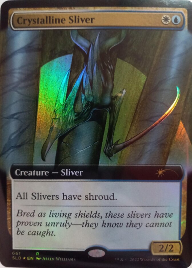 Crystalline Sliver (Extended Art) [Secret Lair Drop Promos] | Exor Games Bridgewater