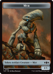 Snake // Myr Double-Sided Token [Tarkir: Dragonstorm Commander Tokens] | Exor Games Bridgewater