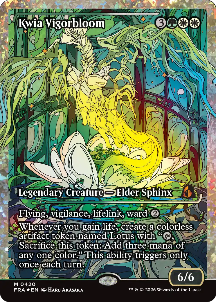 Kwia Vigorbloom (Showcase) (Fracture Foil) (0420) [Reality Fracture] | Exor Games Bridgewater