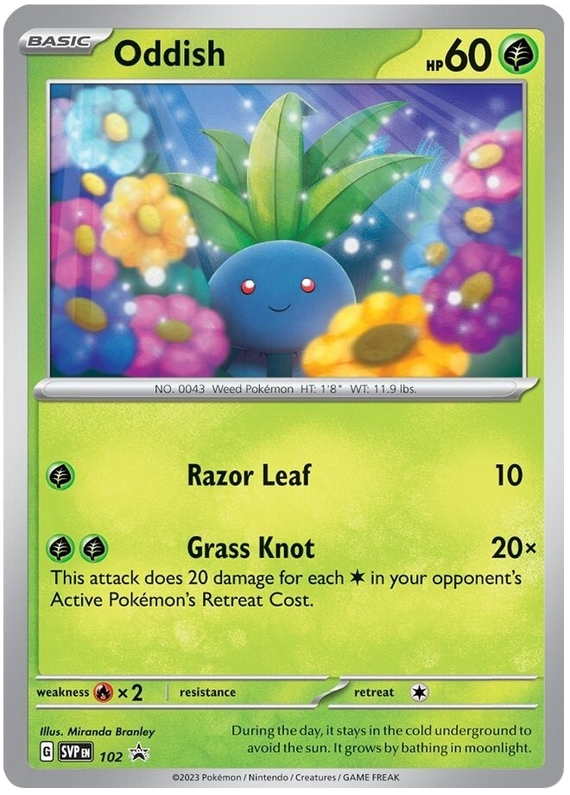 Oddish (102) [Scarlet & Violet: Black Star Promos] | Exor Games Bridgewater
