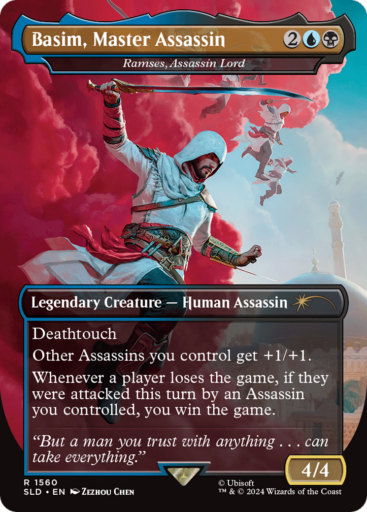 Basim, Master Assassin - Ramses, Assassin Lord (Rainbow Foil) [Secret Lair Drop Series] | Exor Games Bridgewater