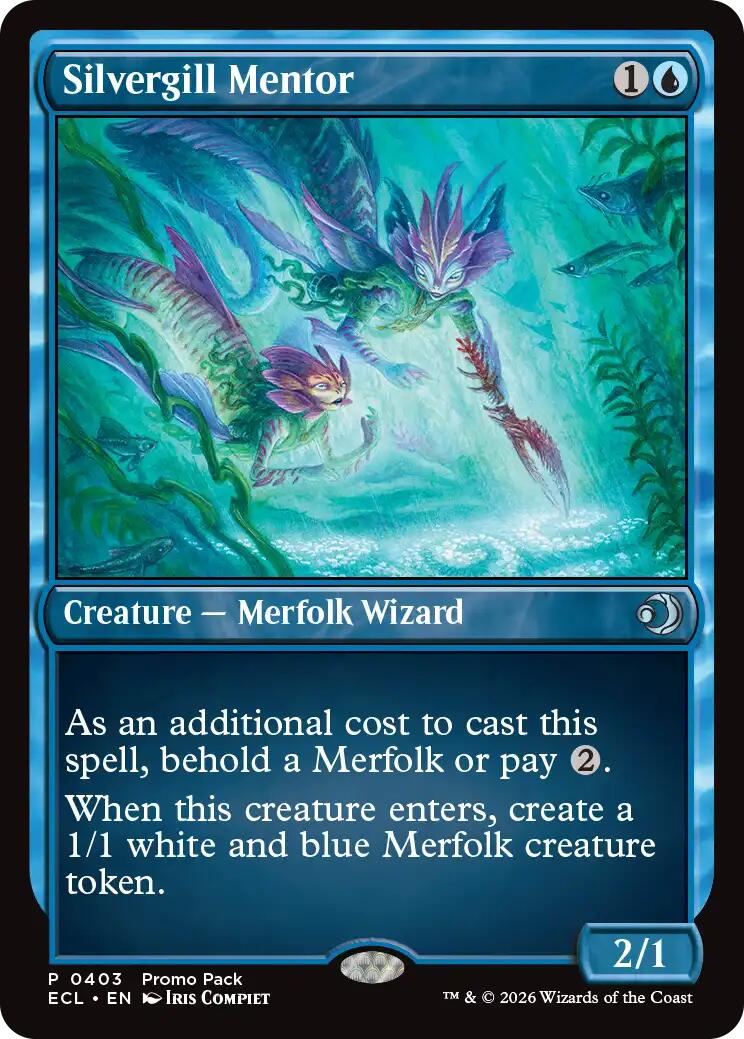 Silvergill Mentor [Lorwyn Eclipsed Promos] | Exor Games Bridgewater