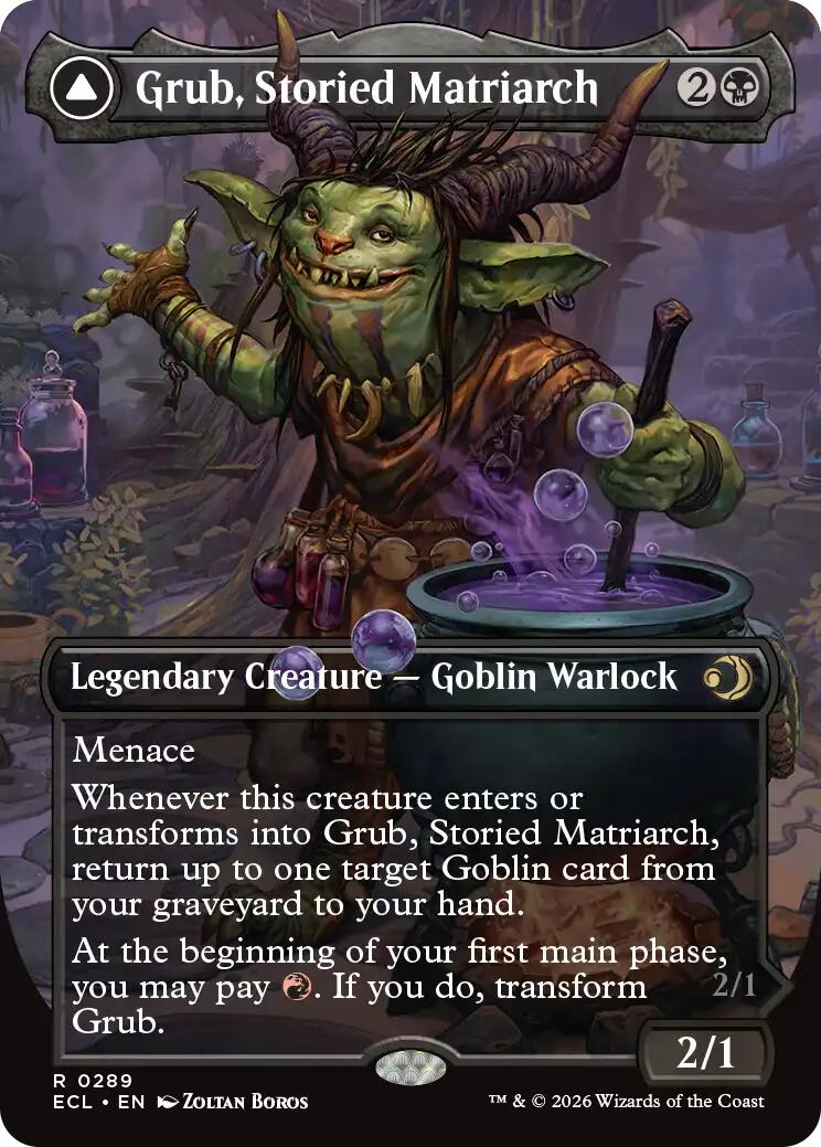 Grub, Storied Matriarch (Borderless) [Lorwyn Eclipsed] | Exor Games Bridgewater