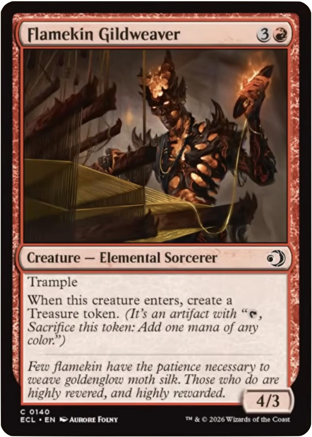 Flamekin Gildweaver [Lorwyn Eclipsed] | Exor Games Bridgewater