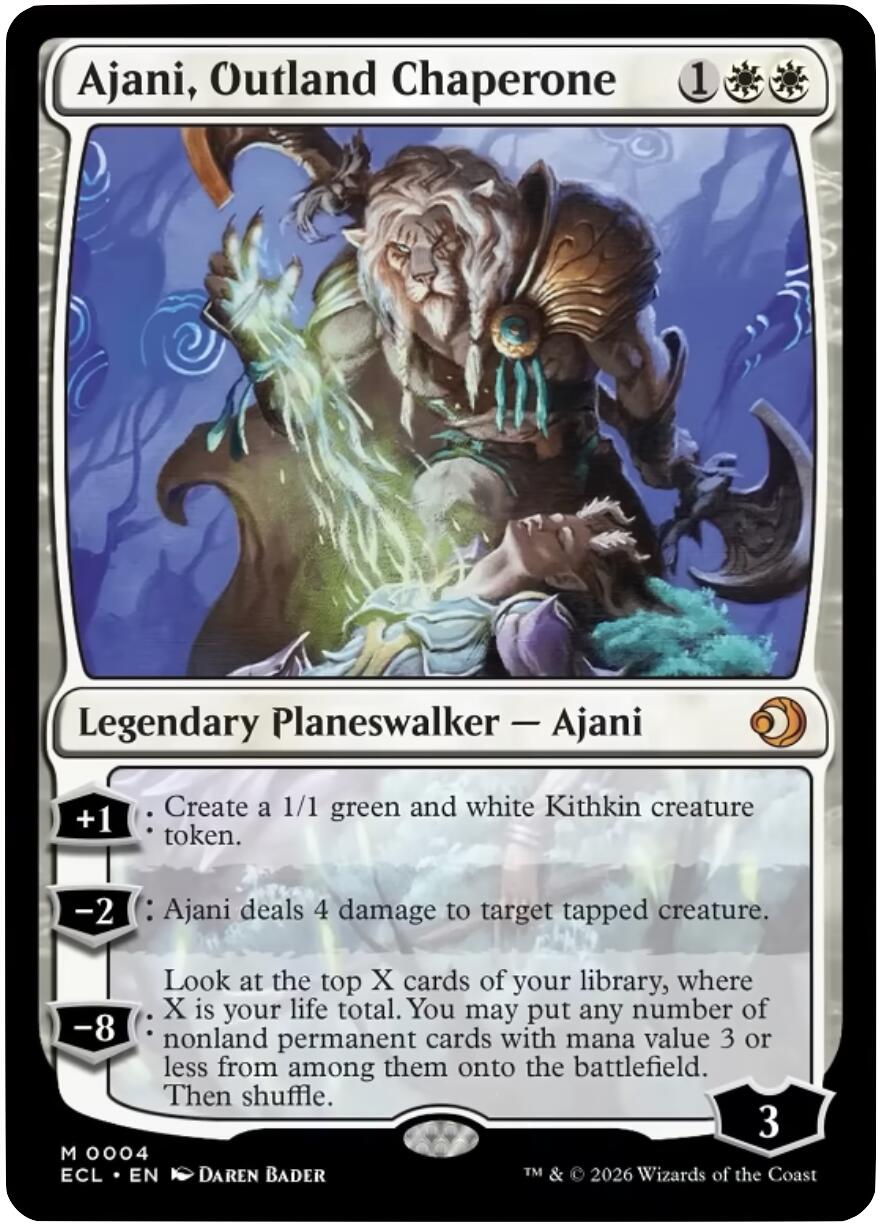 Ajani, Outland Chaperone [Lorwyn Eclipsed] | Exor Games Bridgewater