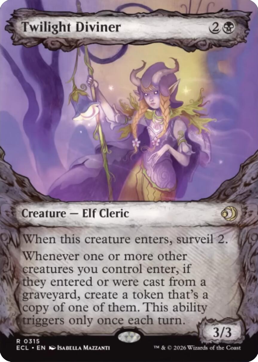 Twilight Diviner (Showcase) [Lorwyn Eclipsed] | Exor Games Bridgewater