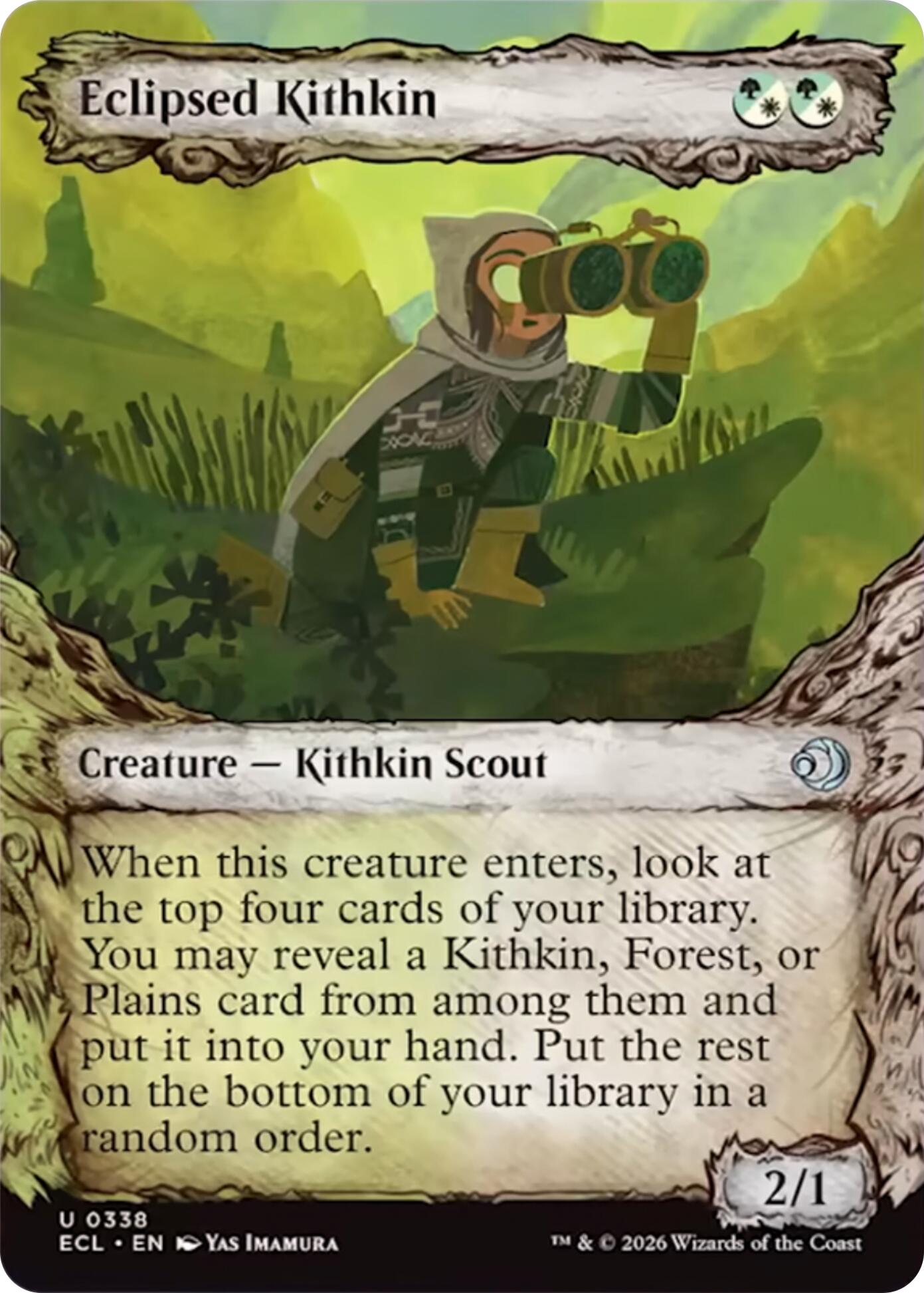 Eclipsed Kithkin (Showcase) [Lorwyn Eclipsed] | Exor Games Bridgewater