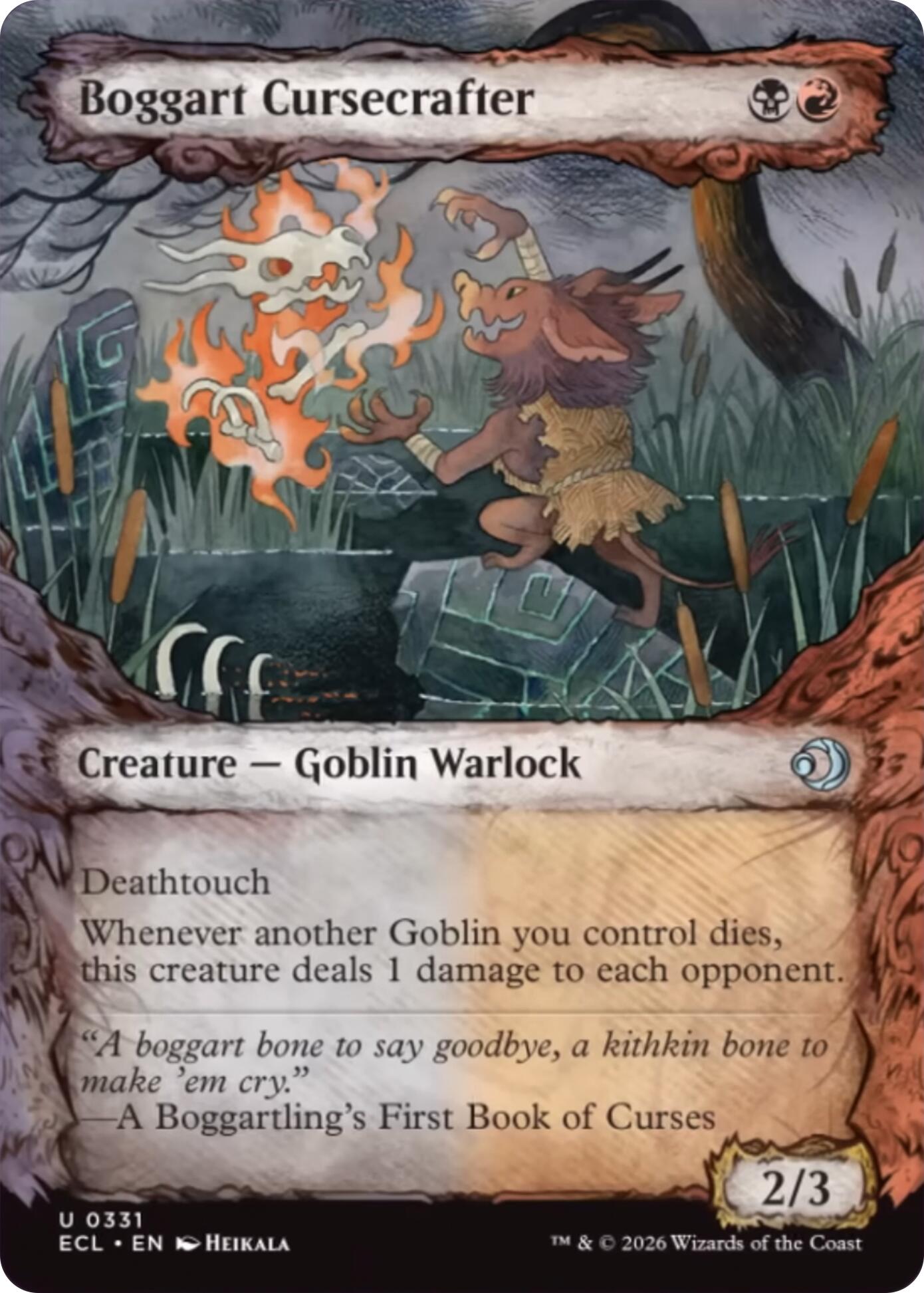 Boggart Cursecrafter (Showcase) [Lorwyn Eclipsed] | Exor Games Bridgewater