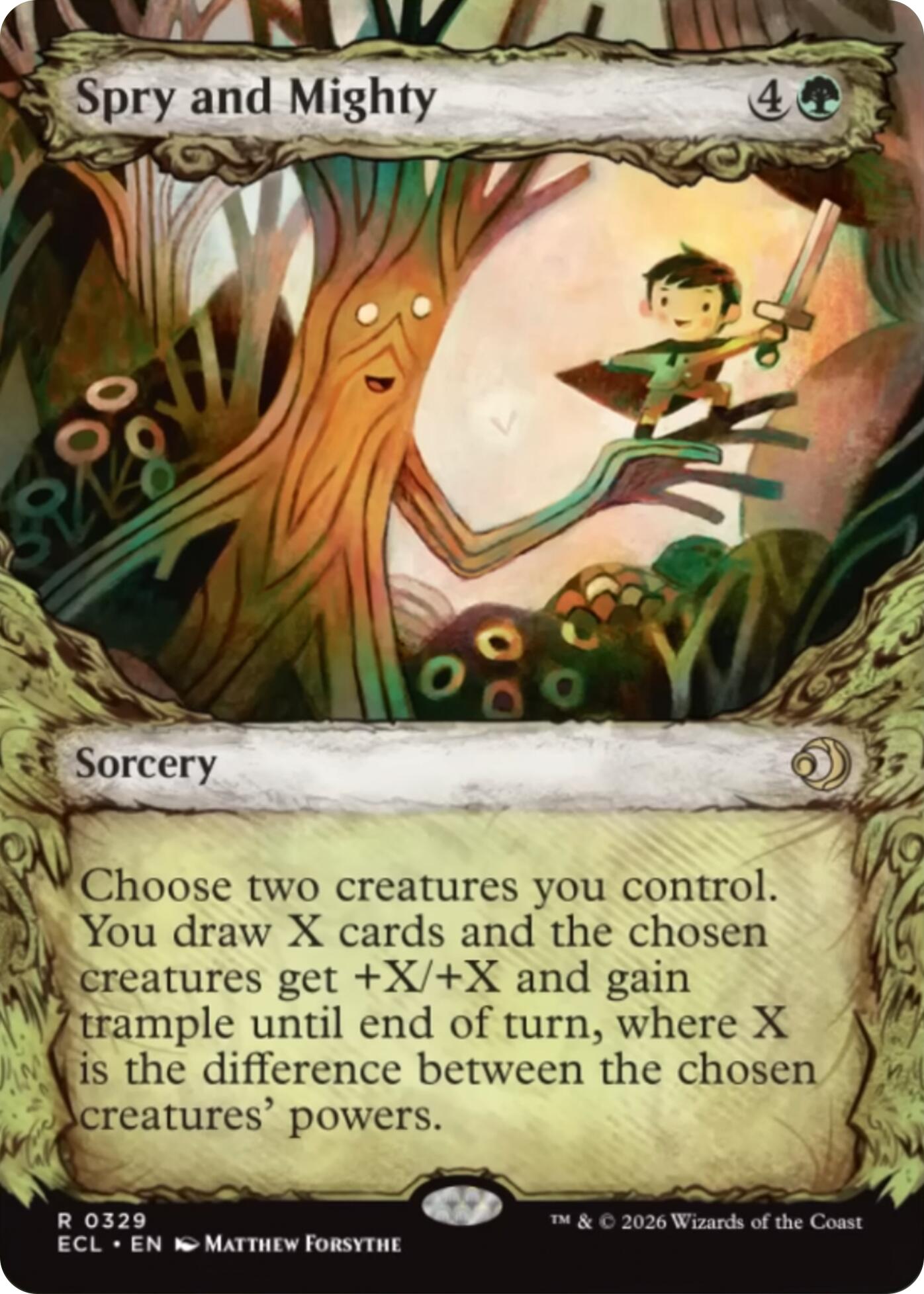 Spry and Mighty (Showcase) [Lorwyn Eclipsed] | Exor Games Bridgewater