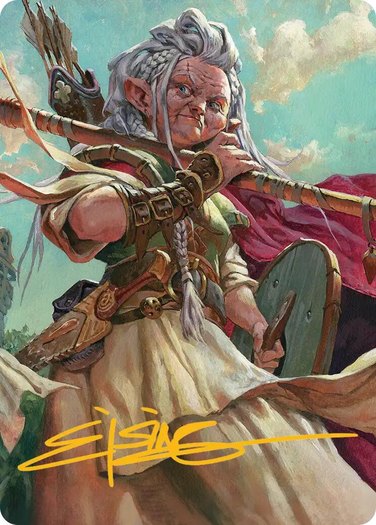 Brigid, Clachan's Heart Art Card (Gold-Stamped Signature) [Lorwyn Eclipsed Art Series] | Exor Games Bridgewater
