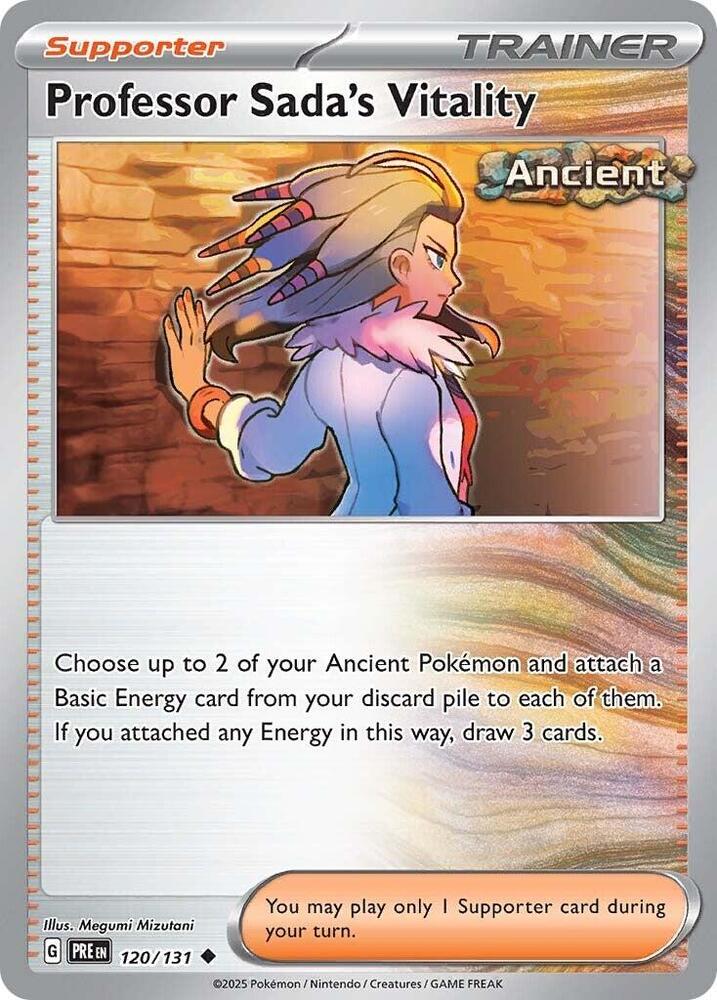 Professor Sada's Vitality (120/131) [Scarlet & Violet: Prismatic Evolutions] | Exor Games Bridgewater