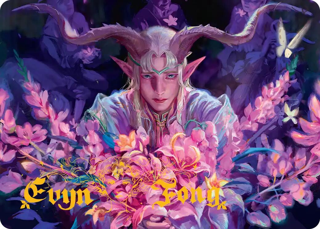 Dawnhand Eulogist Art Card (Gold-Stamped Signature) [Lorwyn Eclipsed Art Series] | Exor Games Bridgewater