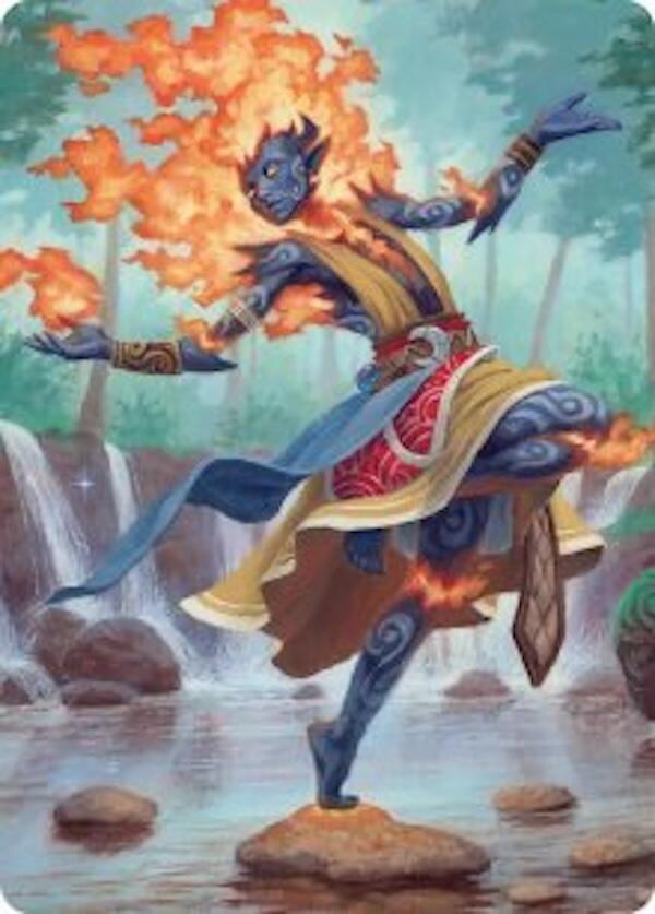 Ashling, Rekindled Art Card (16/54) [Lorwyn Eclipsed Art Series] | Exor Games Bridgewater