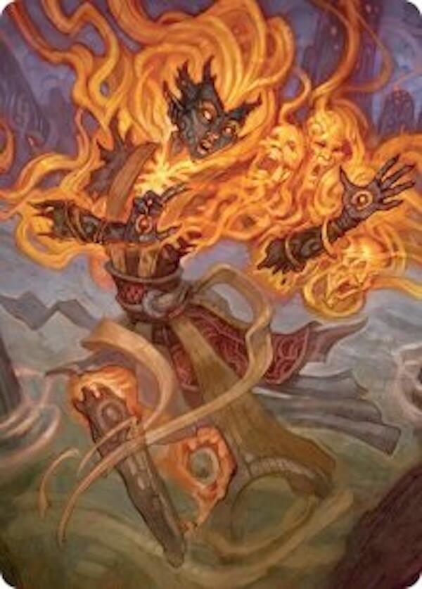 Ashling, Rekindled Art Card (33/54) [Lorwyn Eclipsed Art Series] | Exor Games Bridgewater