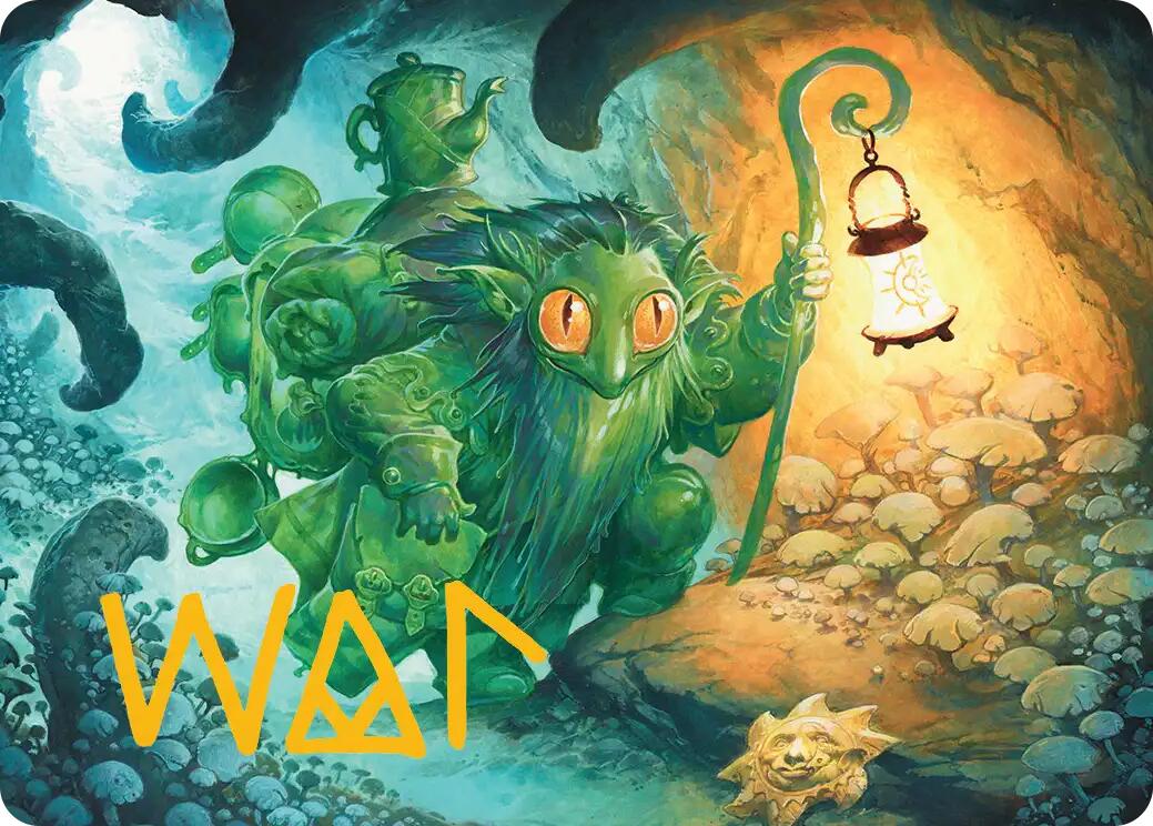 Mutable Explorer Art Card (21/54) (Gold-Stamped Signature) [Lorwyn Eclipsed Art Series] | Exor Games Bridgewater