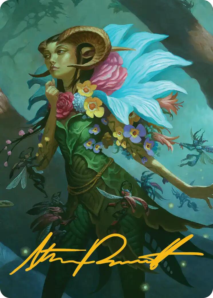 Maralen, Fae Ascendant Art Card (Gold-Stamped Signature) [Lorwyn Eclipsed Art Series] | Exor Games Bridgewater