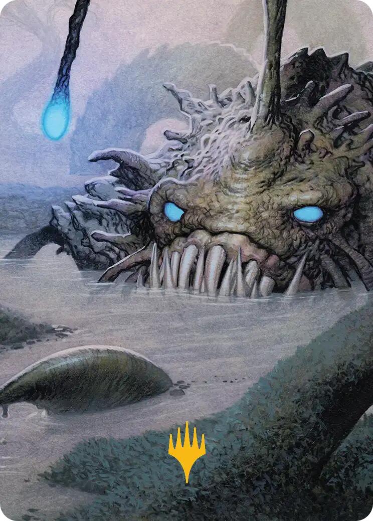 Deceit Art Card (Gold-Stamped Planeswalker Symbol) [Lorwyn Eclipsed Art Series] | Exor Games Bridgewater