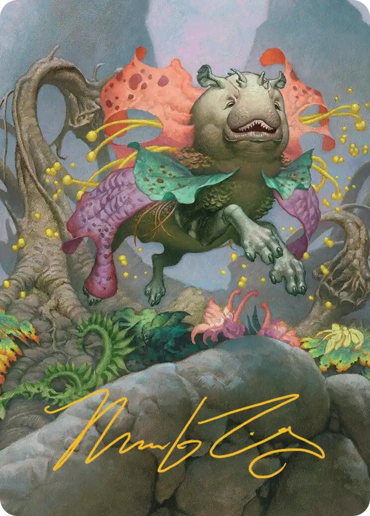 Vibrance Art Card (Gold-Stamped Signature) [Lorwyn Eclipsed Art Series] | Exor Games Bridgewater