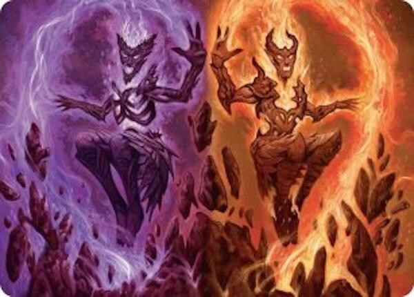 Fire Covenant Art Card [Lorwyn Eclipsed Art Series] | Exor Games Bridgewater